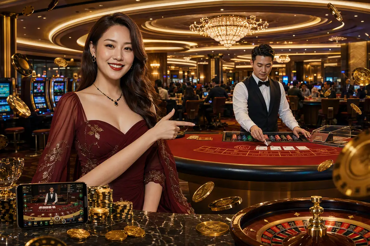 bj77i Live Dealer Casino Experience
